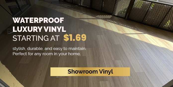Waterproof luxury vinyl flooring starting at $1.49 from PSL Floor.