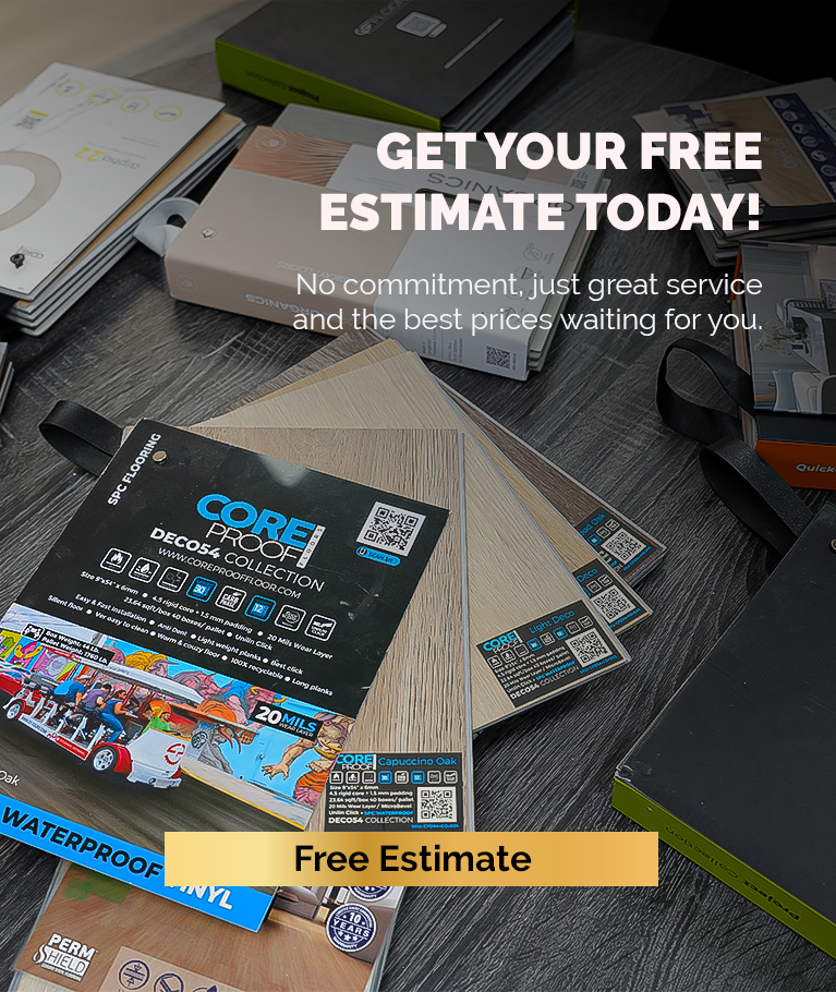 Get a free flooring estimate from PSL Floor & Supply.