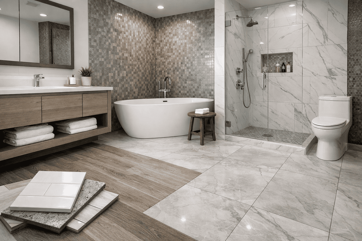Bathroom Flooring and Tile: How to Choose the Best Option for Florida Homes
